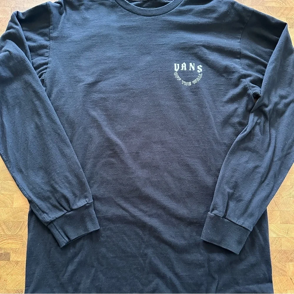 Vans Men's Black Long Sleeve Shirt- Size Medium - Picture 1 of 7